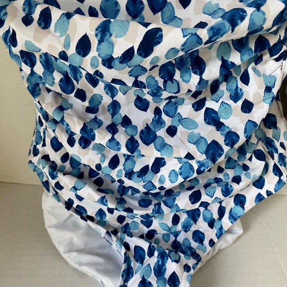 Nip Tuck Swim One Piece Suit NG2976PPB Blue Size 4 New - Picture 5 of 13